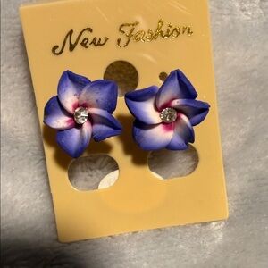 Hawaiian Flower Earrings